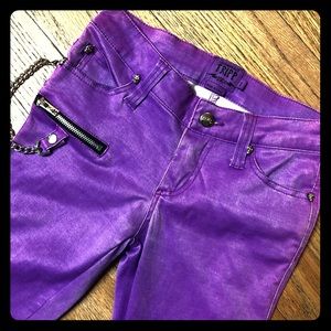 Tripp NYC Purple Skinny Jeans